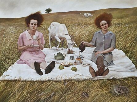 Andrea Kowch, ‘Tea - 1st Limited Edition Framed Hand Signed Print’, 2018