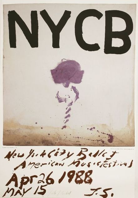 Julian Schnabel, ‘NEW YORK CITY BALLET POSTER’, 1988