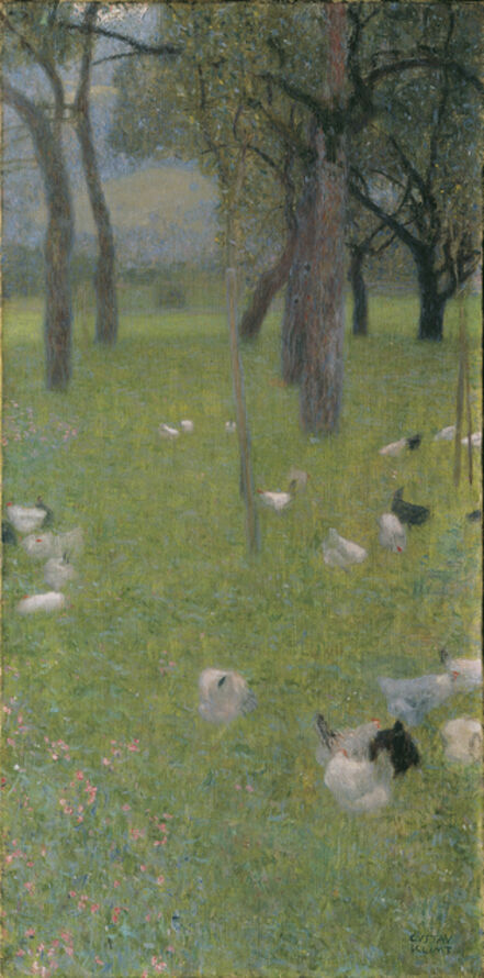 Gustav Klimt, ‘After the Rain (Garden with Chicken in St. Agatha)’, 1898