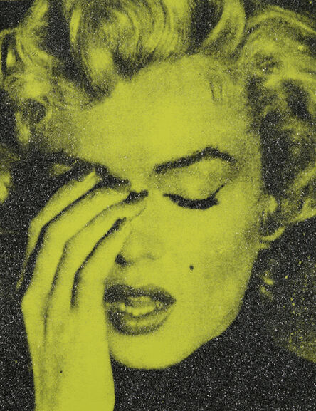 Russell Young, ‘Crying Marilyn on Green Yellow Diamond Dust’, 2017