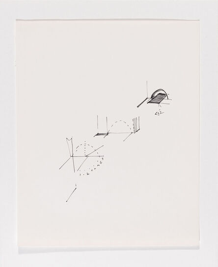 Gordon Matta-Clark, ‘Untitled (schematic drawings, notebook, 24 sheets)’, 1974