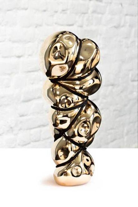 Stephan Marienfeld, ‘Bondage Vertical II - Blow-In (Bronze, gold)’, 2019