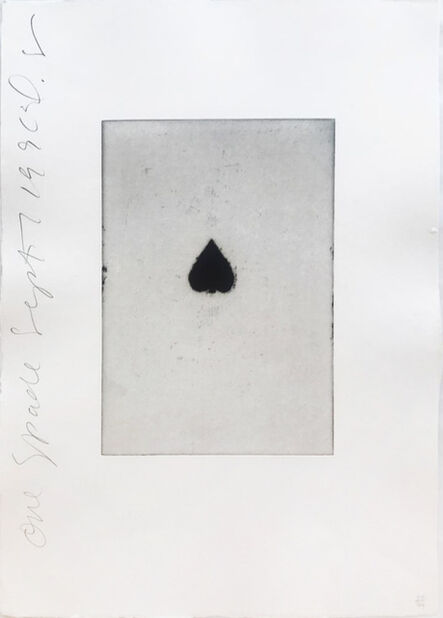 Donald Sultan, ‘Playing Cards (Ace of Spades)’, 1990