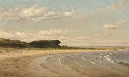 Worthington Whittredge, ‘Second Beach, Newport’, ca. 1878/1880