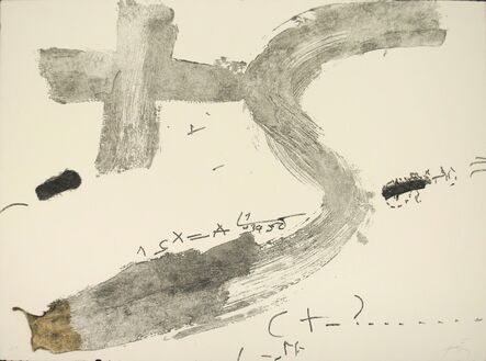 Antoni Tàpies, ‘Creu i S’, 1976