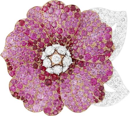 Van Cleef & Arpels, ‘Hibiscus clip. Unique piece, High Jewelry Collection’, 2017