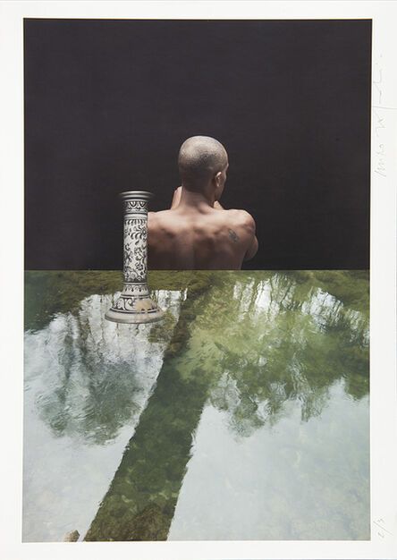 Miro Zagnoli, ‘Composizione_27 (Uomo, candelabro, acqua)’, 2011