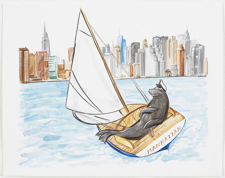 Hayley Sarno, ‘Seal Sailing to New York ’, 2020