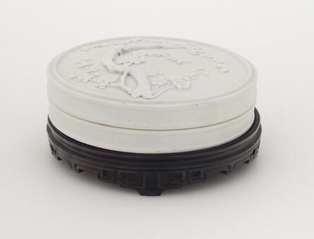 ‘Ink Stone with Lid and Stand From "Treasures of A Scholar's Studio"’, 19th century