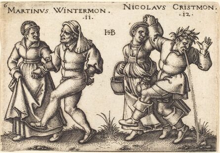 Sebald Beham, ‘November and December’, 1546/1547