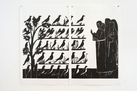 Andrea Büttner, ‘Vogelpredigt (sermon to the birds)’, 2010