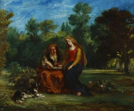 Eugène Delacroix, ‘The Education of the Virgin’, 1852