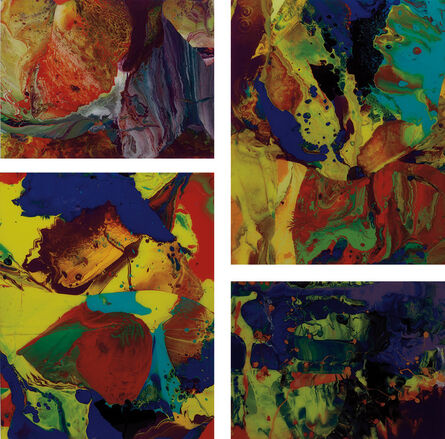 Gerhard Richter, ‘Ifrit (P8); Bagdad (P9); Bagdad (P10); and Aladin (P11)’, 2010/2014
