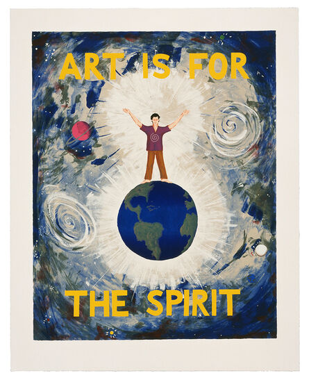 Jonathan Borofsky, ‘Art Is For the Spirit (State)’, 1989