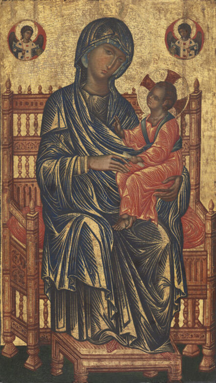 ‘Enthroned Madonna and Child’, 13th century
