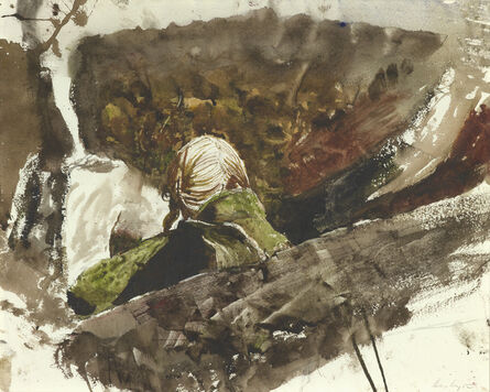 Andrew Wyeth, ‘In the Orchard, Helga’, 1973