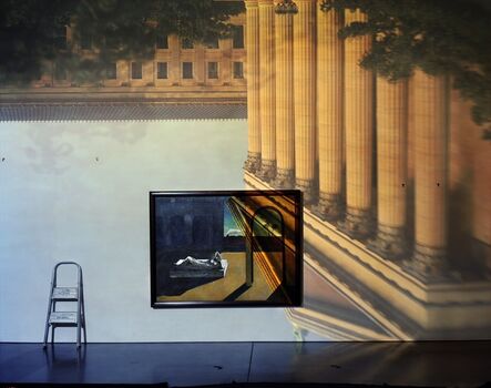 Abelardo Morell, ‘Camera Obscura: The Philadelphia Museum of Art East Entrance in Gallery with a de Chirico Painting’, 2005