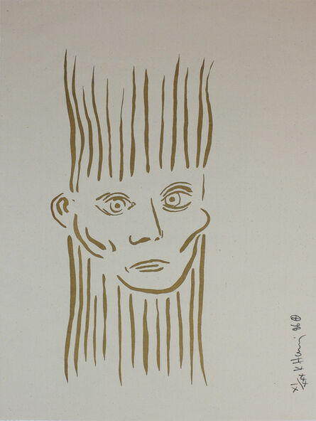 Keith Haring, ‘Portrait of Joseph Beuys’, 1986