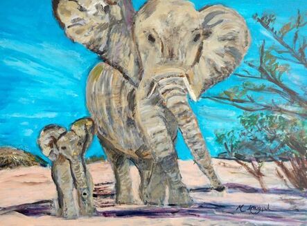 Marjorie Magid, ‘Elephants’, 2016