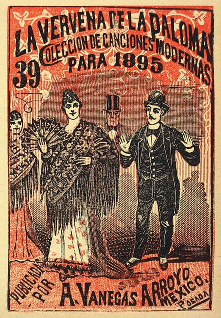 José Guadalupe Posada, ‘La Vervena de la Paloma. Colección de canciones modernas, No. 39’, 1895