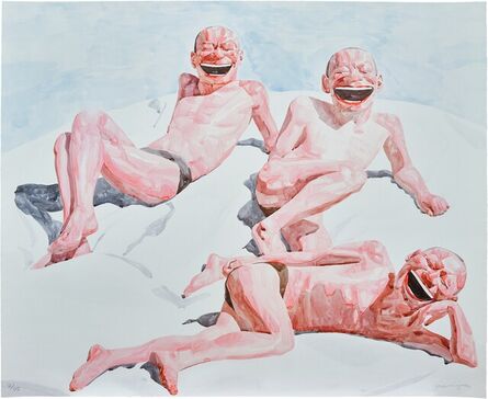 Yue Minjun, ‘Smile and the World Smiles With You (Smile-ism No. 25)’, 2006