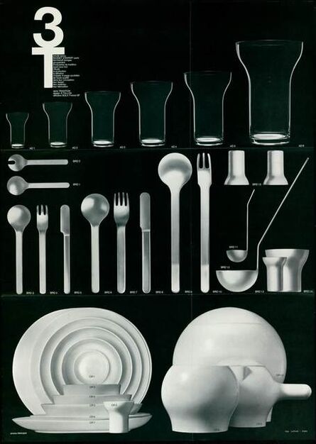 Roger Tallon, ‘Set of tableware 3T’, 1967