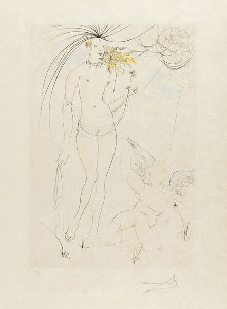 Salvador Dalí, ‘Venus et l'Amour, from Hommage à Albrecht Durer (Field 71-8-D; M&L 483b)’, 1971