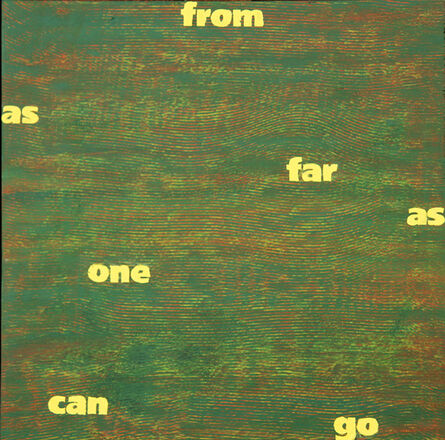Jo Felber, ‘Vom Stand Der Dinge (green)’, 2003