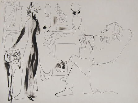Pablo Picasso, ‘Les Fumeurs ’, 1951