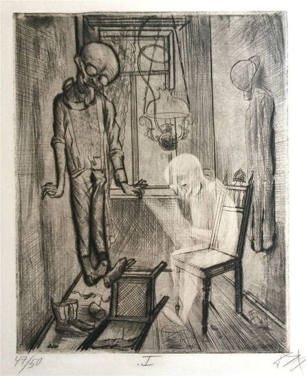 Otto Dix, ‘Der Selbstmörder’, 1922