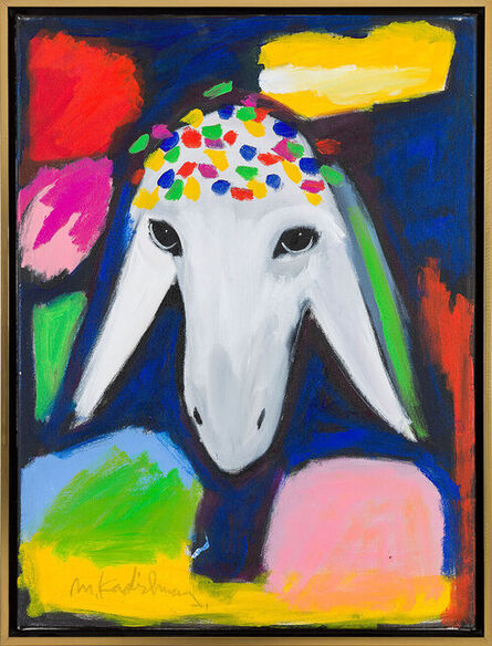 Menashe Kadishman, ‘Sheep Head’, 2012