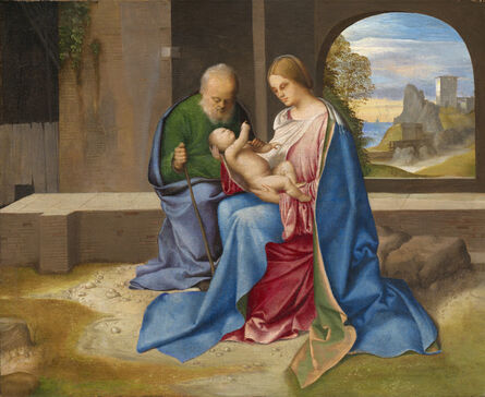 Giorgione, ‘The Holy Family’, probably c. 1500