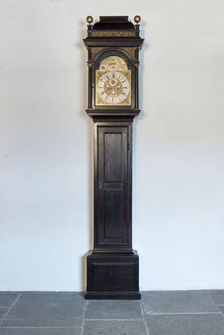 George I, ‘John Davies, Windsor.  A George I longcase clock having a complicated and highly unusual 8 day movement.’, ca. 1725