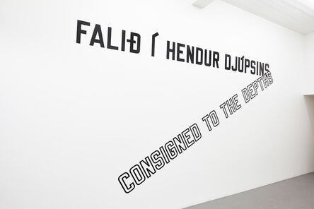 Lawrence Weiner, ‘Consigned to the Depths’, 2014