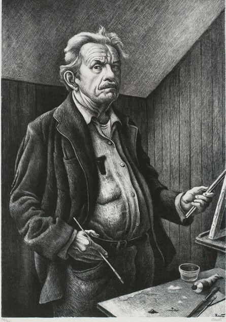 Thomas Hart Benton, ‘Self Portrait’, 1972