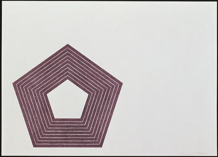 Frank Stella, ‘Charlotte Tokayer’, 1972