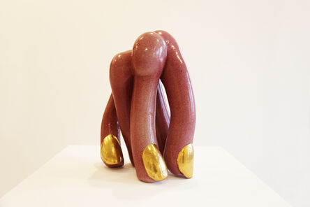 Elsa Sahal, ‘Slippery Hand 2 (Pink and Golden Nails)’, 2020