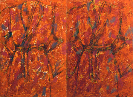 Jim Dine, ‘The Hot Dog (diptych)’, 2009