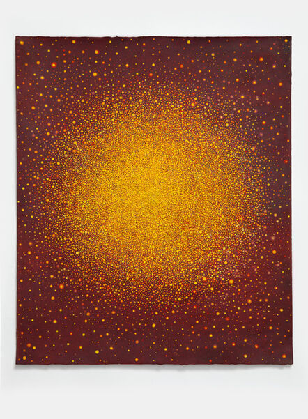 Karen Arm, ‘Untitled (Yellow-Orange Sun on Red) ’, 2015