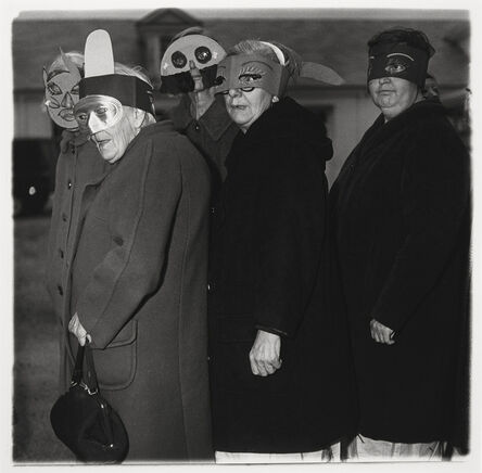 Diane Arbus, ‘Untitled (five women in masks)’, 1970-1971