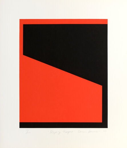 Carmen Herrera, ‘Rojo y Negro (Red and Black)’, 1993