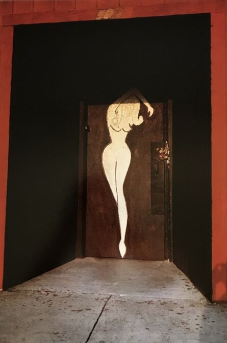 William Eggleston, ‘Untitled (Woman's Nude Silhouette on Red Door)’, 1972