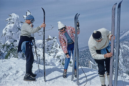 Slim Aarons, ‘Skiers on the Slopes of Sugarbush’, April 1960