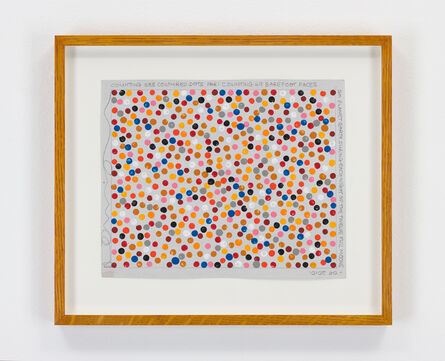 Hamish Fulton, ‘Untitled (Counting 588 Coloured Dots), Planet Earth, 2010’, 2010