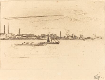 James Abbott McNeill Whistler, ‘Price's Candle-Works’, ca. 1875