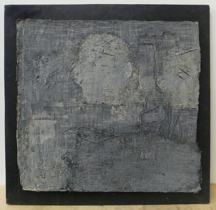 Zhang Hongtu, ‘Self-portrait, the back, grey’, 1989