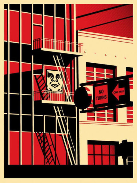 Shepard Fairey, ‘SF Fire Escape’, 2011