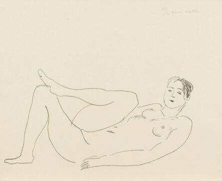 Henri Matisse, ‘Nu couché, jambe repliée – Étude de jambes’, 1925