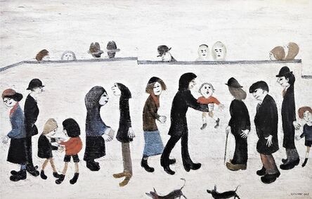 Laurence Stephen Lowry, ‘Man Holding Child’, 1974