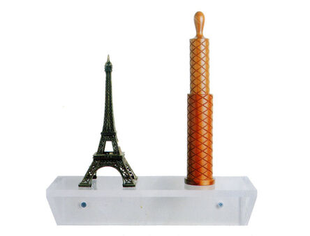 Haim Steinbach, ‘Untitled (Eiffel tower, pepper mill)’, 2001